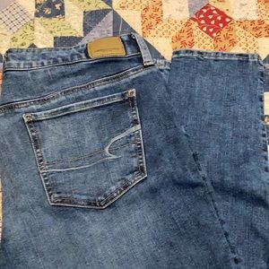 AEO acid washed jeggings